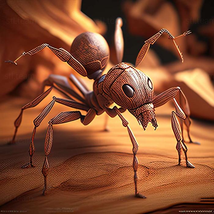 3D модель Myrmica bessarabica (STL)